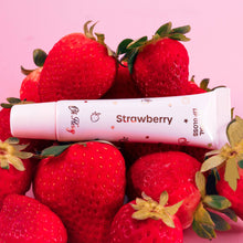 Load image into Gallery viewer, Oh Flossy Individual Natural Lip Gloss: Strawberry