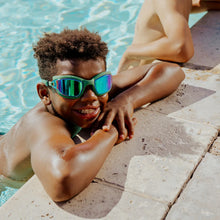 Load image into Gallery viewer, 6YRS+ Streamline Current Green Swim Goggles