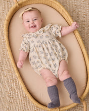 Load image into Gallery viewer, French Floral Collared Romper