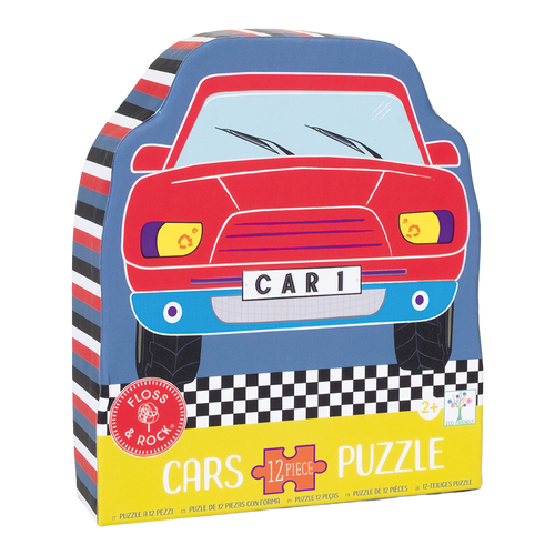 12pc Cars Shaped Jigsaw Puzzle