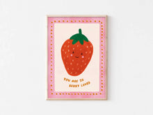 Load image into Gallery viewer, Berry Loved Strawberry Print
