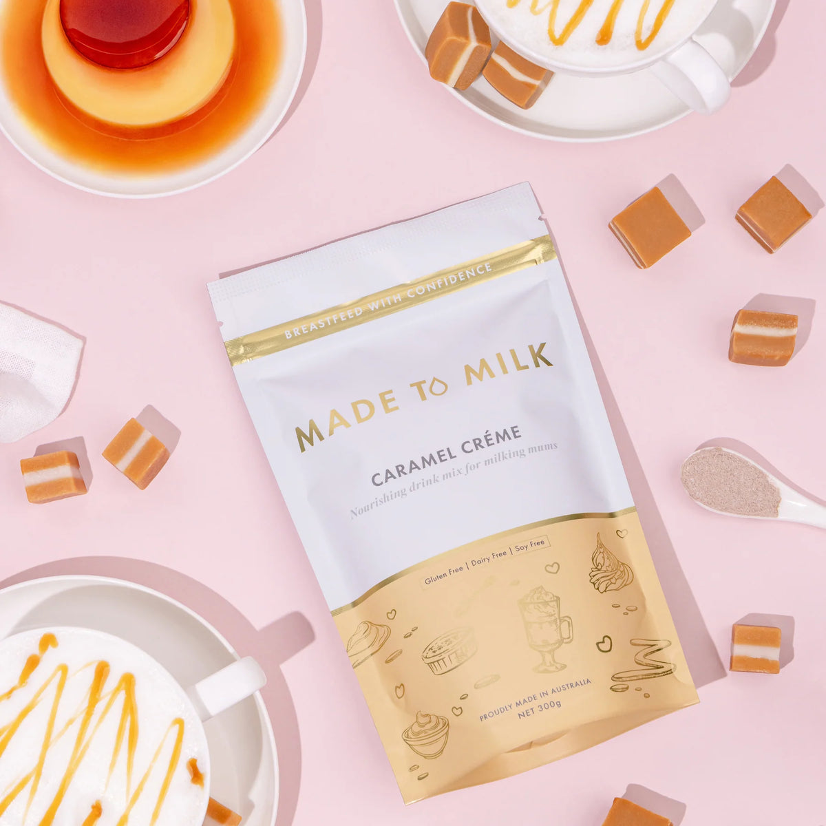 Caramel Creme Lactation Drink GF, DF, SF