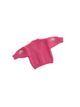 Load image into Gallery viewer, Cardigan | Raspberry SIZE 0-3M and 3-6M