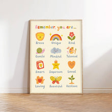 Load image into Gallery viewer, Remember, You Are Print