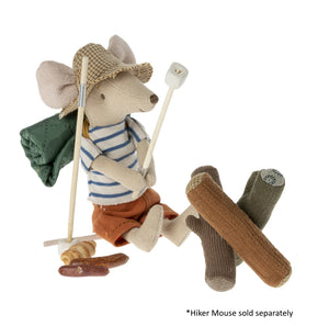 Bonfire Set for Hiker Mouse