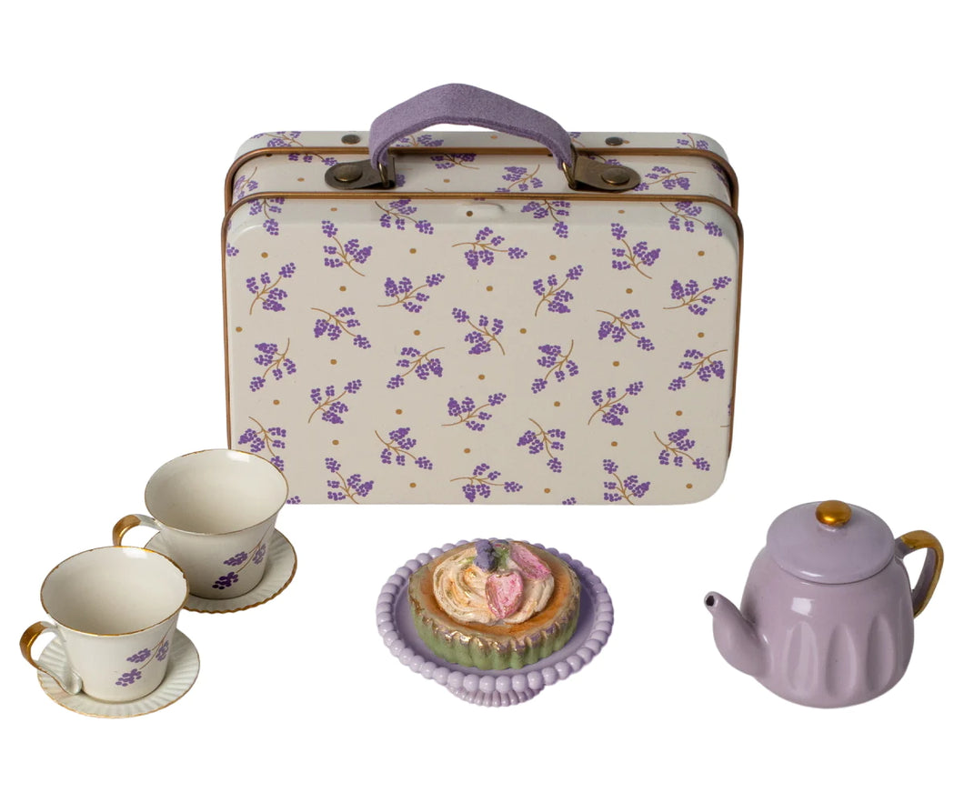 Afternoon Tea Set Purple Madelaine