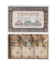 Load image into Gallery viewer, Mouse Triplets in Matchbox