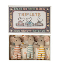 Load image into Gallery viewer, Mouse Triplets in Matchbox
