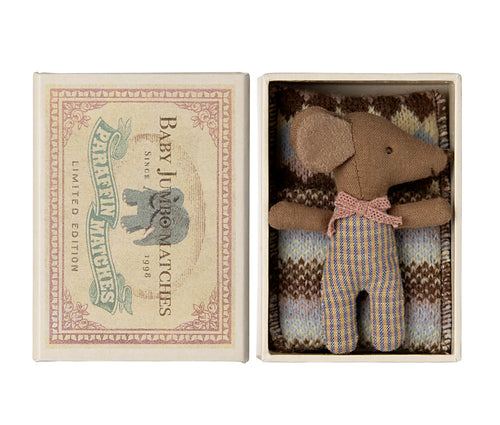 Sleepy Wakey Baby Mouse in box Rose