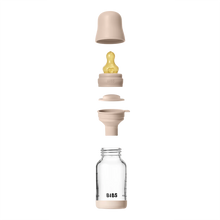 Load image into Gallery viewer, BIBS Glass Bottle Complete Set (2 Pack) 120ml Latex - Blush