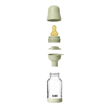 Load image into Gallery viewer, BIBS Glass Bottle Complete Set (2 Pack) 120ml Latex - Sage