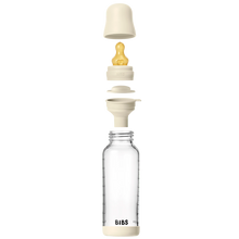 Load image into Gallery viewer, Glass Baby Bottle Complete Set Latex | Ivory 240ml