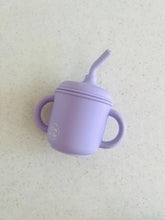 Load image into Gallery viewer, Lilac Transitional Straw Sippy Cup