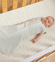 Load image into Gallery viewer, Swaddle Sleeping Bag | Dusk Blue Stripe