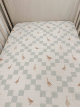 Load image into Gallery viewer, Goosey Gander Fitted Cot Sheet