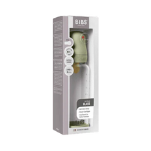 Load image into Gallery viewer, Glass Baby Bottle Complete Set Latex | Sage 240ml