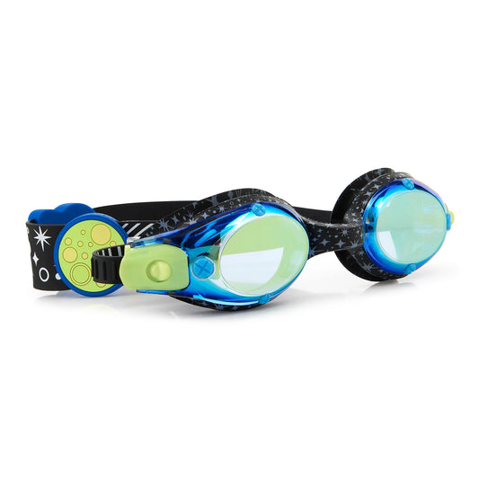 3YRS+ Solar System Stardust Black Swim Goggles