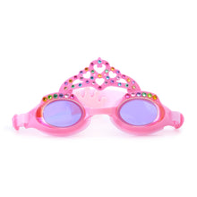 Load image into Gallery viewer, 3YRS+ Princess Crown Pink Swim Goggles