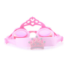 Load image into Gallery viewer, 3YRS+ Princess Crown Pink Swim Goggles