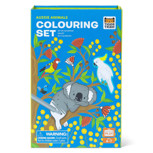 Aussie Animals Colouring Set