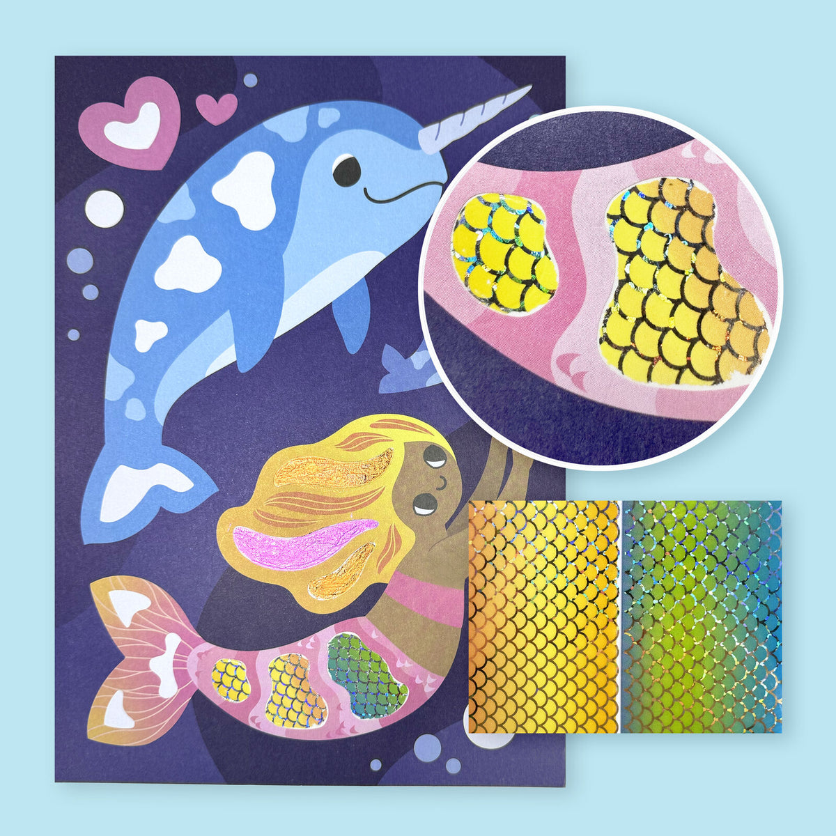 Ocean Magic Foil Art