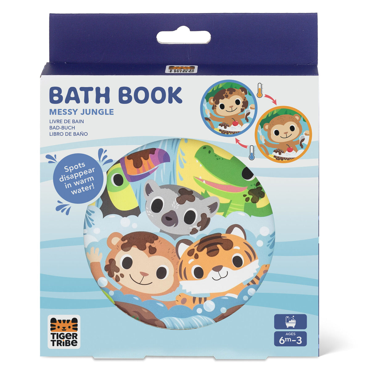 Messy Jungle Bath Book