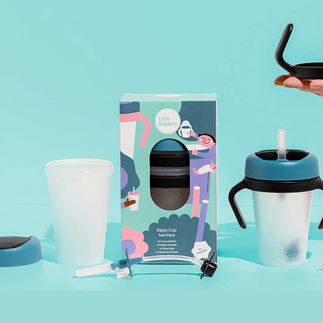 Weighted Straw Sippy Cup 2pc