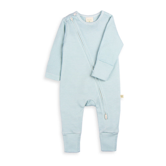 Zipsuit L/S | Mineral Stripes