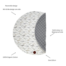 Load image into Gallery viewer, Mini &amp; Me Padded Waterproof Playmat Whales