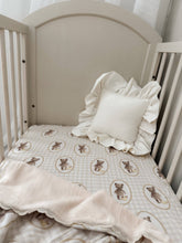 Load image into Gallery viewer, Ted &amp; Duck Fitted Cot Sheet