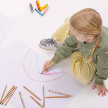 Load image into Gallery viewer, Honeysticks 3-in-1 Beeswax Pencils Jumbo Triangles 10pk