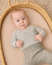 Load image into Gallery viewer, Laurel Stripe Side Snap Bodysuit + Pant Set