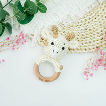 Load image into Gallery viewer, Crochet Ring Rattle | Percy Giraffe
