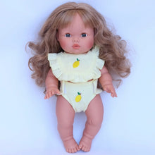 Load image into Gallery viewer, Lemon Dolls Bib and Diaper Set