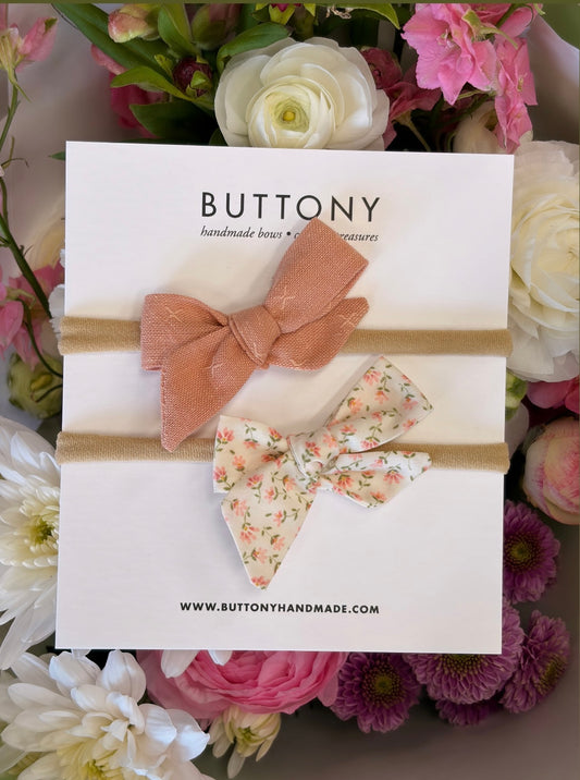 My First Bows | Peaches and Posies