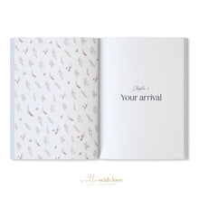 Load image into Gallery viewer, Classic White Linen Baby Memory Book with Keepsake Box