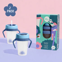 Load image into Gallery viewer, Weighted Straw Sippy Cup 2pc