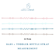 Load image into Gallery viewer, Baby &amp; Toddler Bottle Strap | Universal Toy Tether and No Drop Harness Strap