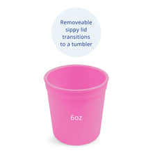 Load image into Gallery viewer, Re-Play Tiny Tumbler with Lid | Bright Pink