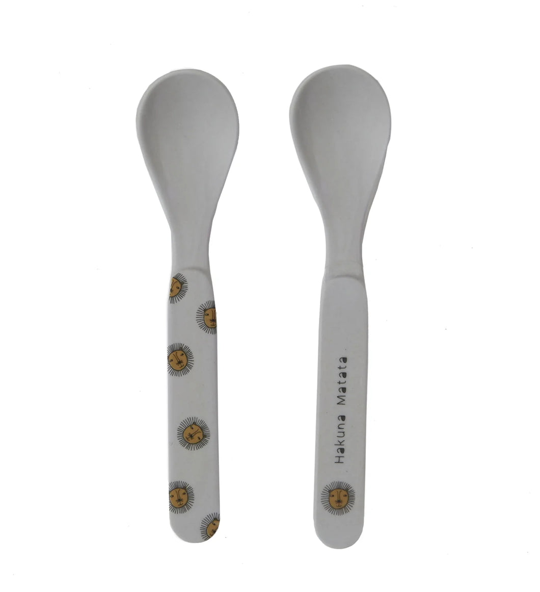 OYOY Lion Bamboo Spoon Set