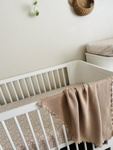 Shell Baby Blanket | Linen