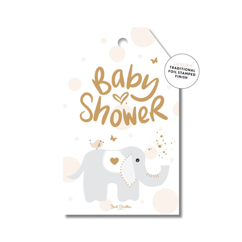 Baby Shower Elephant | Gift Tag