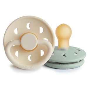 FRIGG Moon Pacifier 2 Pack Latex SIZE 1 (0-6M)