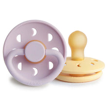 Load image into Gallery viewer, FRIGG Moon Pacifier 2 Pack Latex SIZE 1 (0-6M)