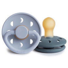 Load image into Gallery viewer, FRIGG Moon Pacifier 2 Pack Latex SIZE 1 (0-6M)