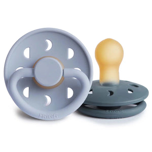 FRIGG Moon Pacifier 2 Pack Latex SIZE 1 (0-6M)