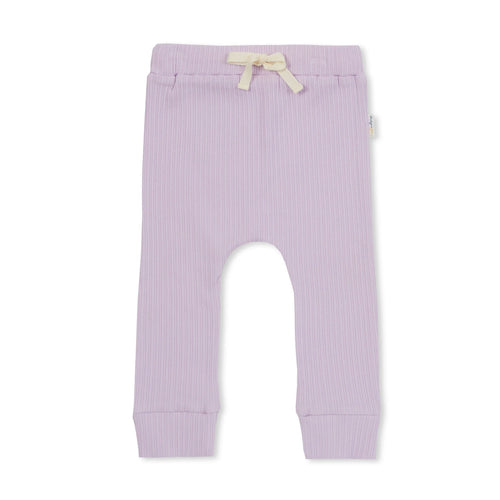 Bailey Drop Pants | Ribbed Lavender