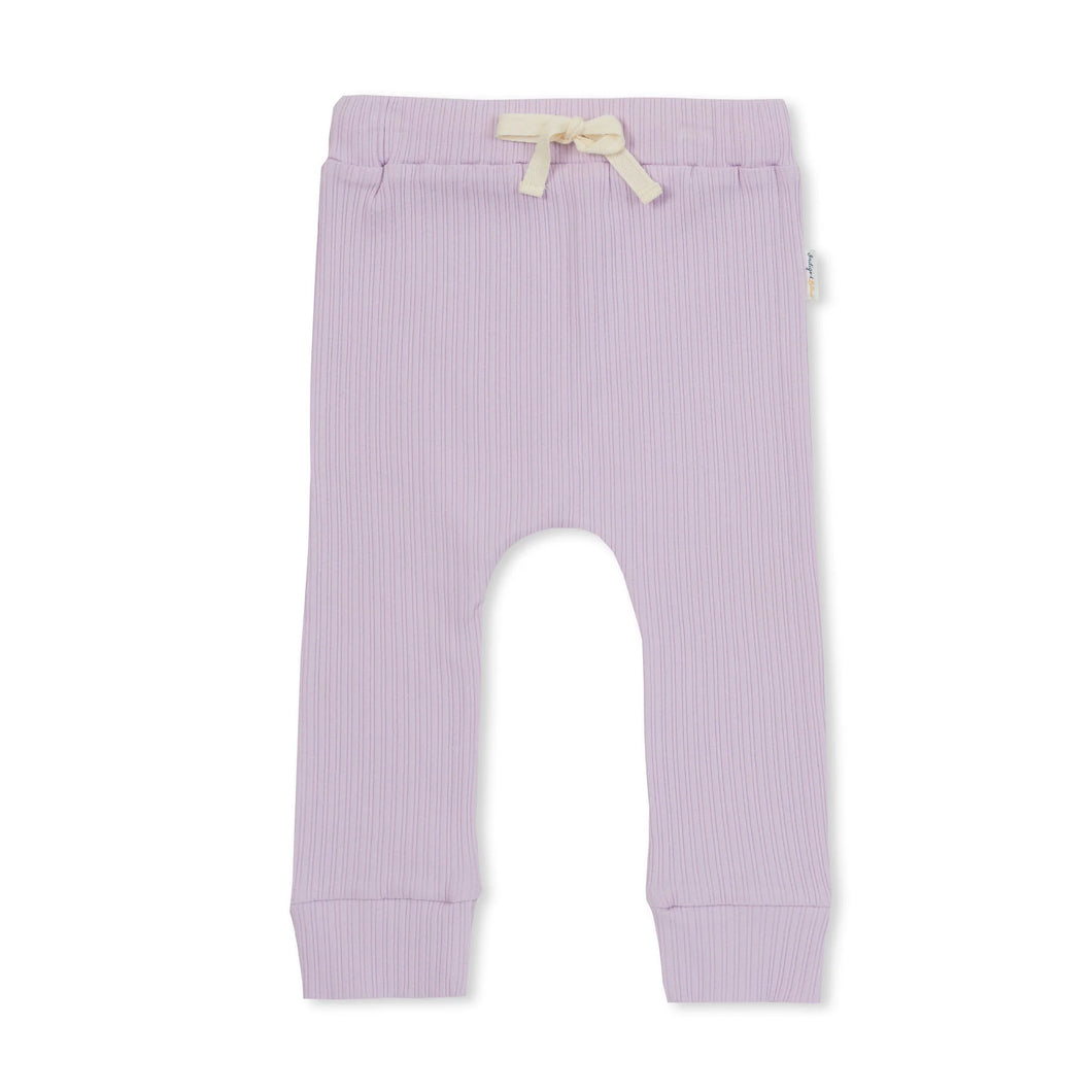 Bailey Drop Pants | Ribbed Lavender