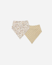 Load image into Gallery viewer, Bandana Scarf, 2 Pack Posy, Butterscotch Floral