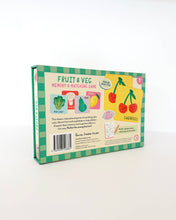 Load image into Gallery viewer, Fruit and Veg Memory &amp; Matching Game - Kids Educational Gift